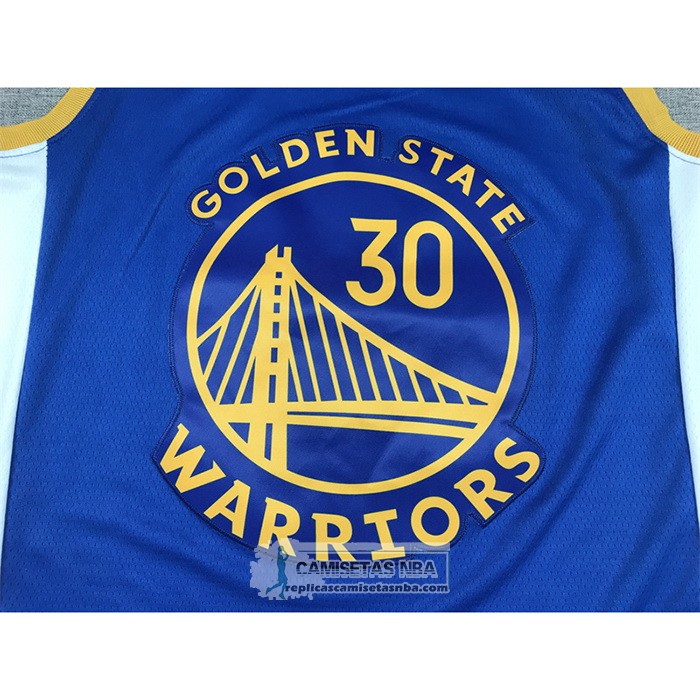 Camiseta Golden State Warriors Stephen Curry NO 30 Icon 2022-23 Azul